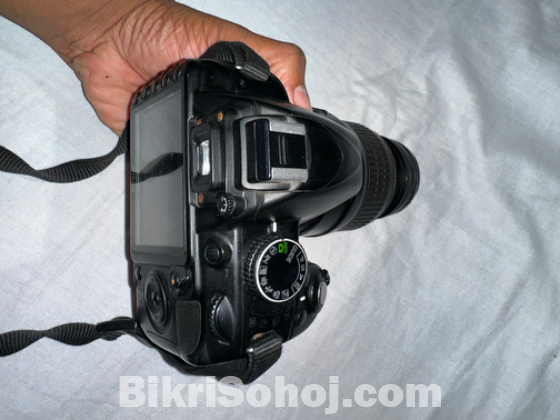 Nikon D3100 with 70-300mm zoom lens and 18-55mm kit lens